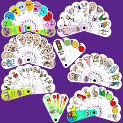 Behaviour Fans 8 Pack Mixed Set