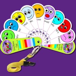 Alternative view of Emotions Face Fan
