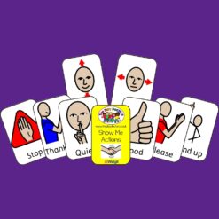 Show Me Actions Flash Cards