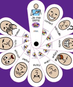 I Feel Expressions French Fan